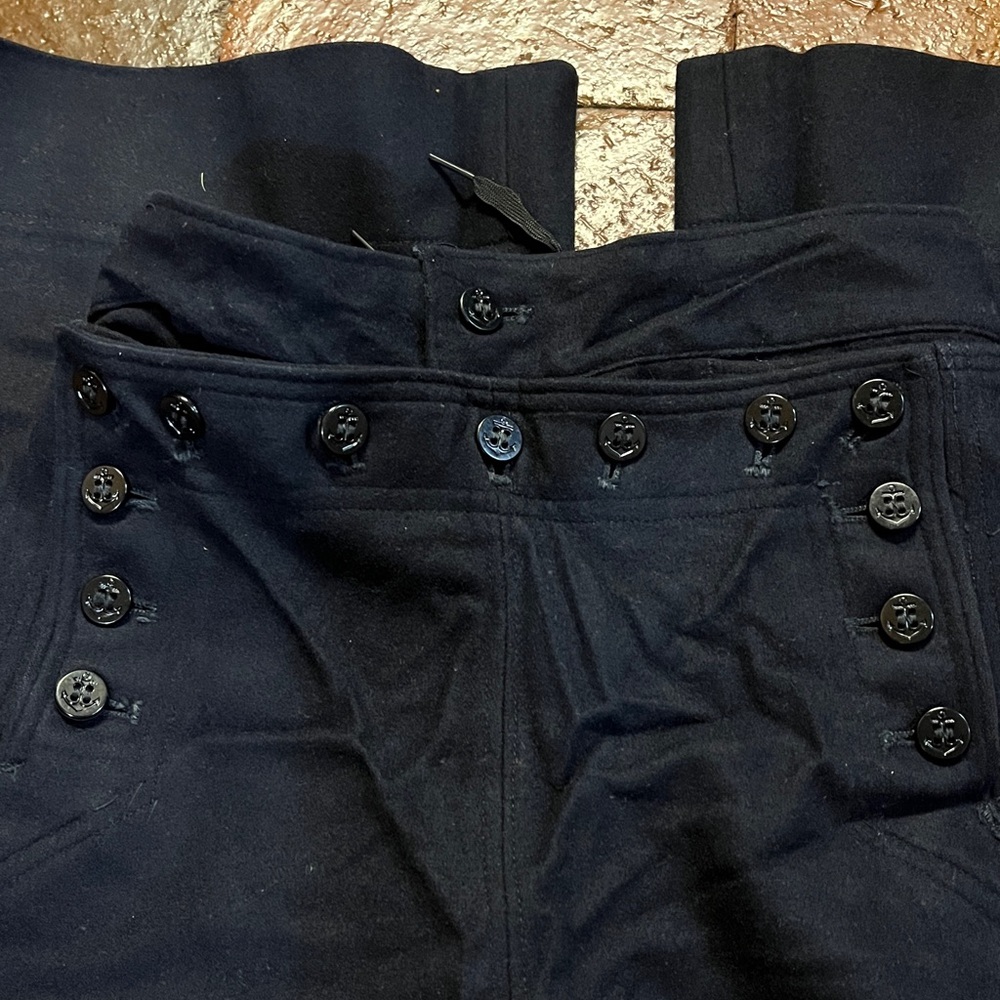 Vintage US Navy Sailor wool uniform. Top and trousers.  Crackerjack. - Picture 12 of 13